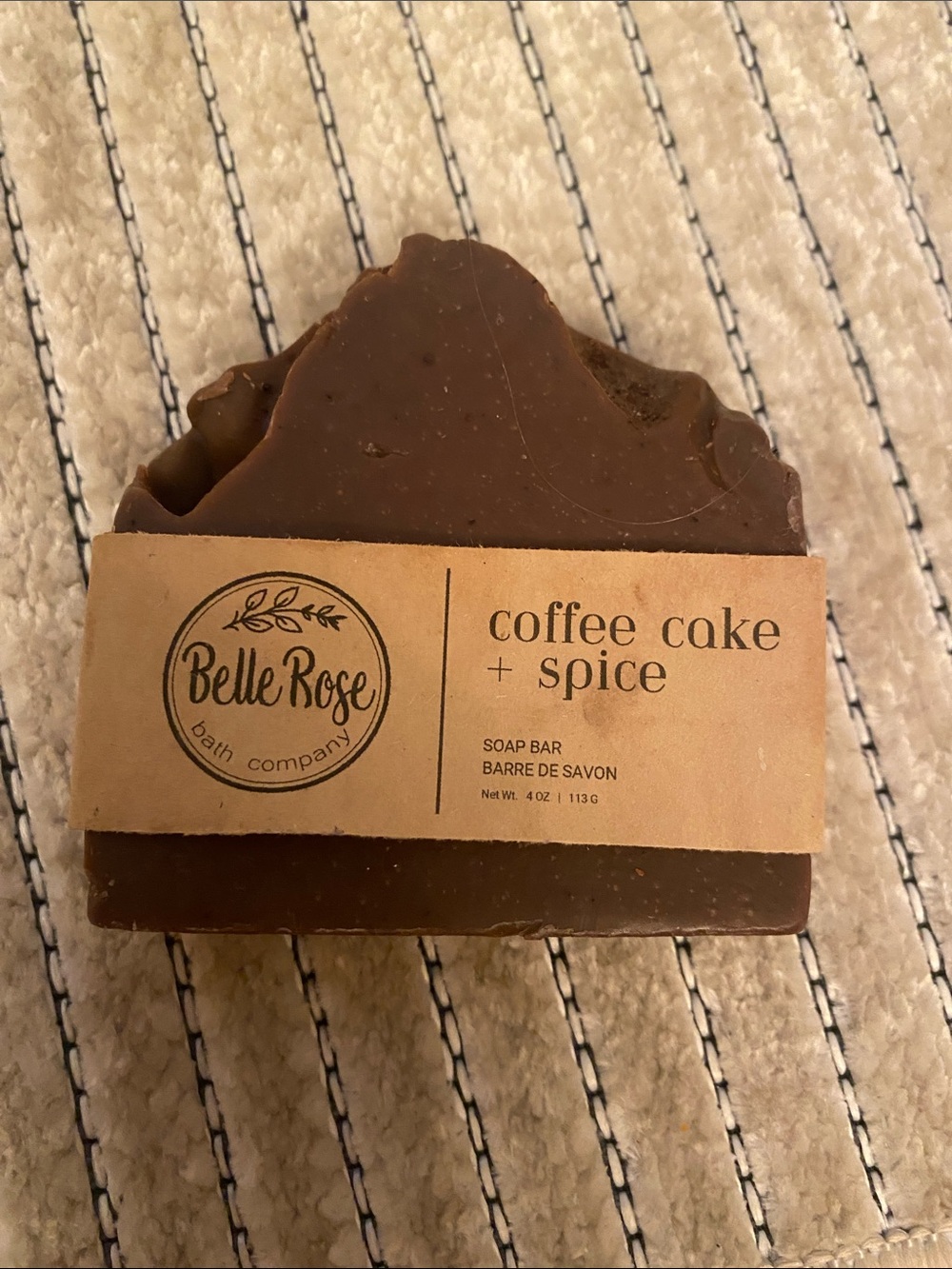 Bellerose Coffee Cake + Spice Soap Bar - Brown